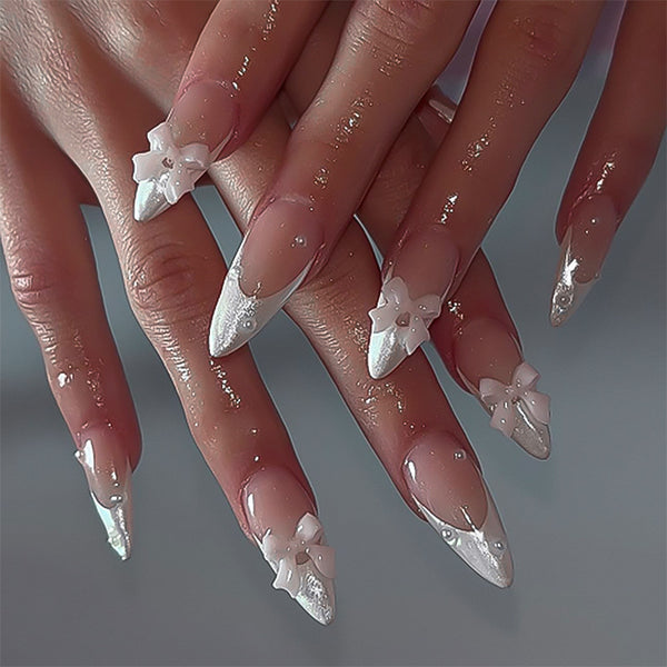 12 Sizes-24 Pcs Press On Nails JP3742