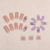 12 Sizes-24 Pcs Press On Nails W1090