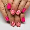Glossy Pink Short Square Press on Nails