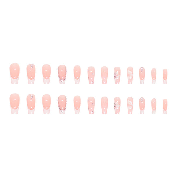 12 Sizes-24 Pcs Press On Nails Z645
