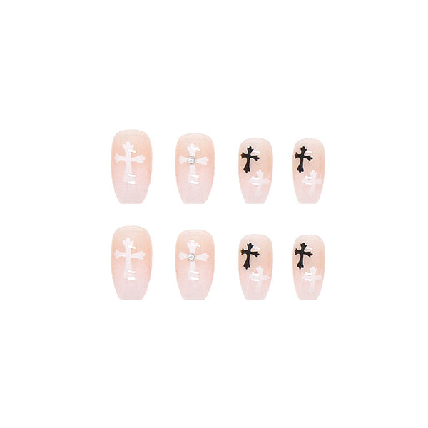 12 Sizes-24 Pcs Press On Nails Z250