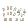 12 Sizes-24 Pcs Press On Nails Y1515