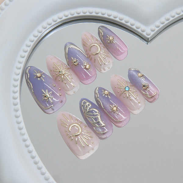 30 Pcs Press On Nails Z1350