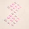 12 Sizes-24 Pcs Press On Nails W828