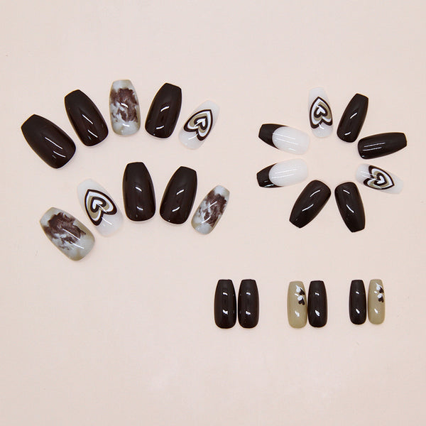 12 Sizes-24 Pcs Press On Nails W2202