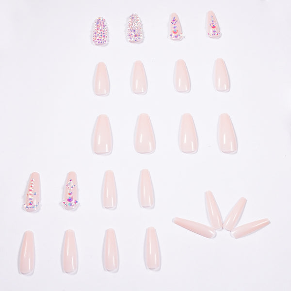 12 Sizes-24 Pcs Press On Nails JP1125