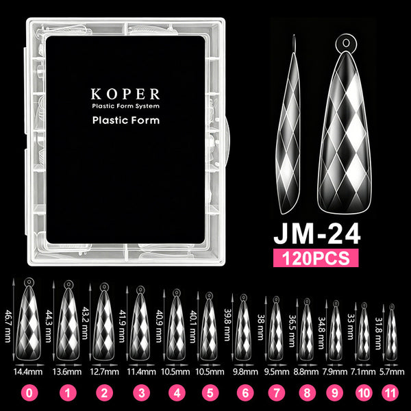 120 Pcs Press On Nails JM01