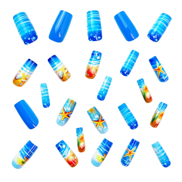 12 Sizes-24 Pcs Press On Nails Y872