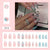 12 Sizes-24 Pcs Press On Nails Z970
