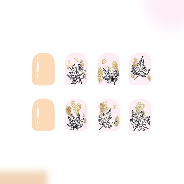 12 Sizes-24 Pcs Press On Nails C1147