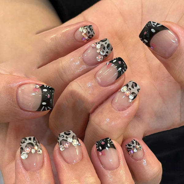 12 Sizes-24 Pcs Press On Nails JP3595