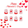 12 Sizes-24 Pcs Press On Nails C744