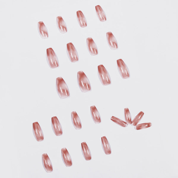 Glossy Long Ombre Press on Nails