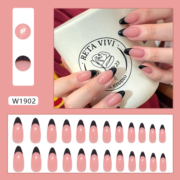12 Sizes-24 Pcs Press On Nails W1902