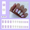 12 Sizes-24 Pcs Press On Nails W1049