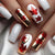 12 Sizes-24 Pcs Press On Nails W1860