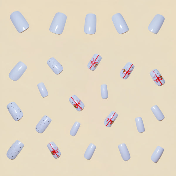 12 Sizes-24 Pcs Press On Nails Y266