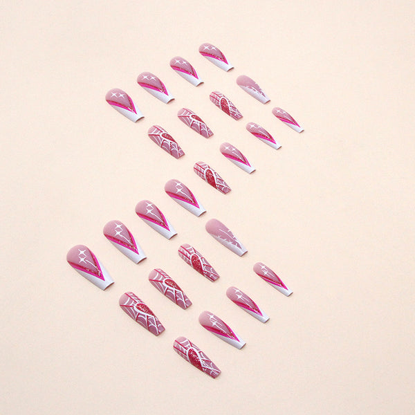 12 Sizes-24 Pcs Press On Nails W942