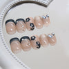 12 Sizes-24 Pcs Press On Nails Z939