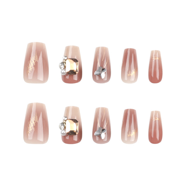 15 Sizes-30 Pcs Press On Nails GN020