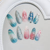 12 Sizes-24 Pcs Press On Nails Z1116