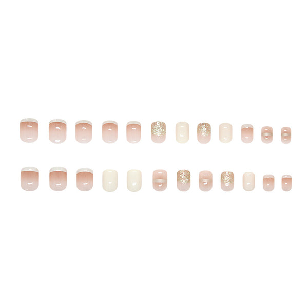 12 Sizes-24 Pcs Press On Nails R946