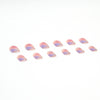 12 Sizes-24 Pcs Press On Nails Z216