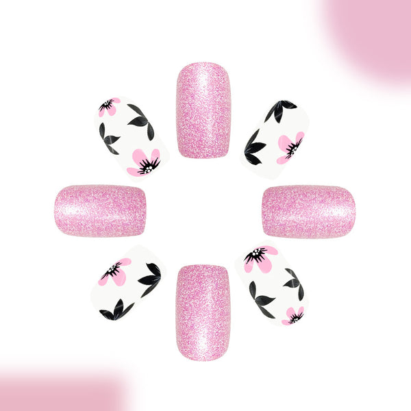 12 Sizes-24 Pcs Press On Nails C924