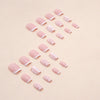 12 Sizes-24 Pcs Press On Nails W1098