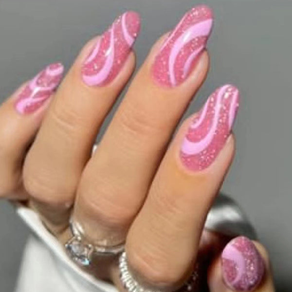 12 Sizes-24 Pcs Press On Nails W546
