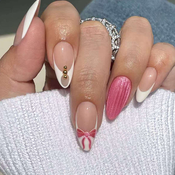 12 Sizes-24 Pcs Press On Nails Z1298