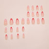 12 Sizes-24 Pcs Press On Nails W2141