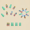 12 Sizes-24 Pcs Press On Nails Y677