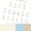 12 Sizes-24 Pcs Press On Nails JP4316
