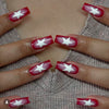 12 Sizes-24 Pcs Press On Nails JP3230
