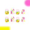 12 Sizes-24 Pcs Press On Nails C914