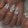 12 Sizes-24 Pcs Press On Nails JP3557
