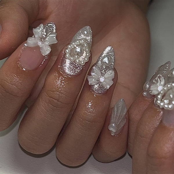 12 Sizes-24 Pcs Press On Nails JP3557
