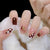 12 Sizes-24 Pcs Press On Nails R628