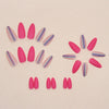 12 Sizes-24 Pcs Press On Nails W695