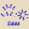 12 Sizes-24 Pcs Press On Nails Y1842