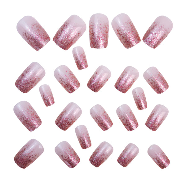 12 Sizes-24 Pcs Press On Nails Y1393