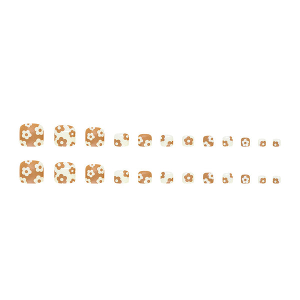 12 Sizes-24 Pcs Press On Nails F090