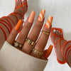12 Sizes-24 Pcs Press On Nails W141