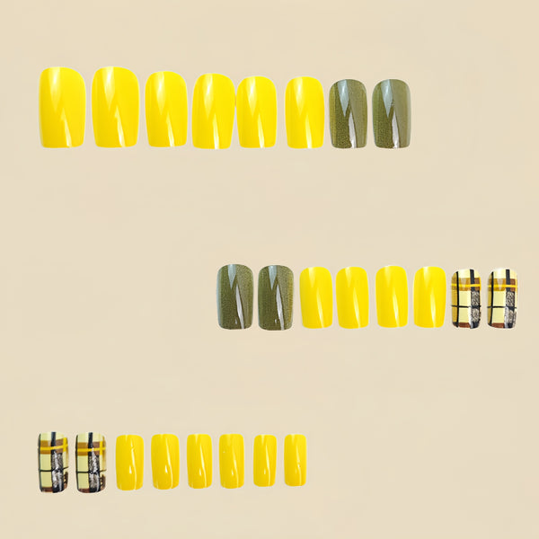 12 Sizes-24 Pcs Press On Nails Y454
