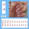 12 Sizes-24 Pcs Press On Nails W786
