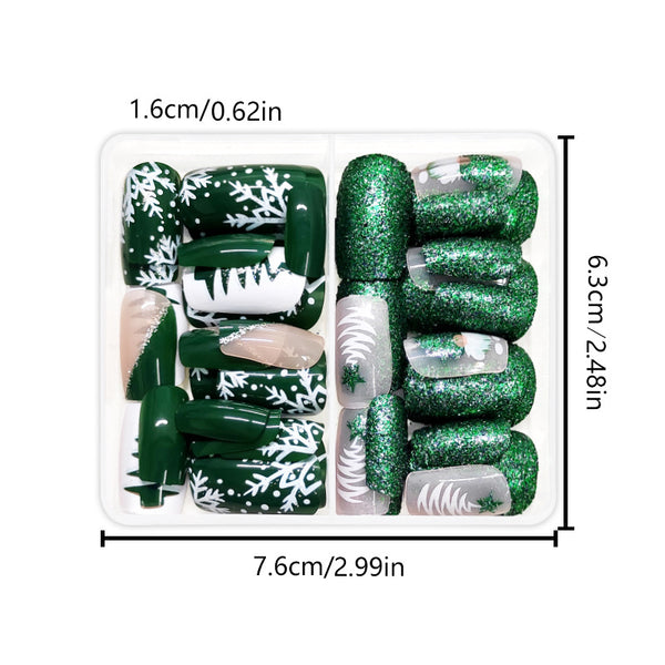 48 Pcs Press On Nails Xmas-10-48pcs-b