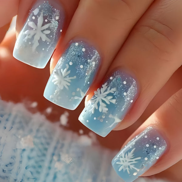 12 Sizes-24 Pcs Press On Nails Y1593