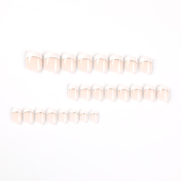 12 Sizes-24 Pcs Press On Nails JP1863