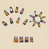 12 Sizes-24 Pcs Press On Nails Y891